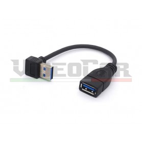 CAVO ANGOLARE USB AM/AF VERSO IL BASSO