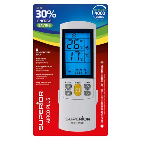 TELECOMANDO AIRCO PLUS PER CLIMATIZZATORI - 4000 CODICI