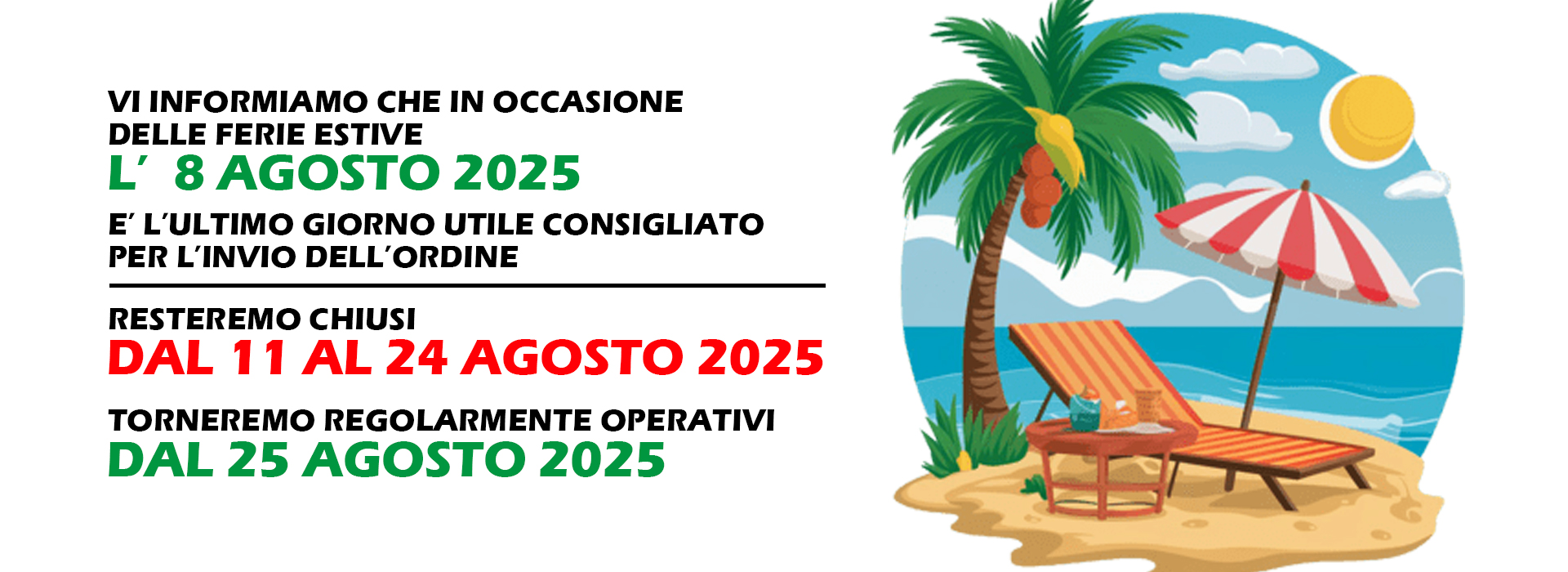 FERIE 2025